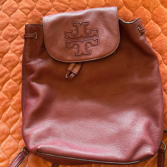 Tory Burch leather backpack - Picture 2 of 9
